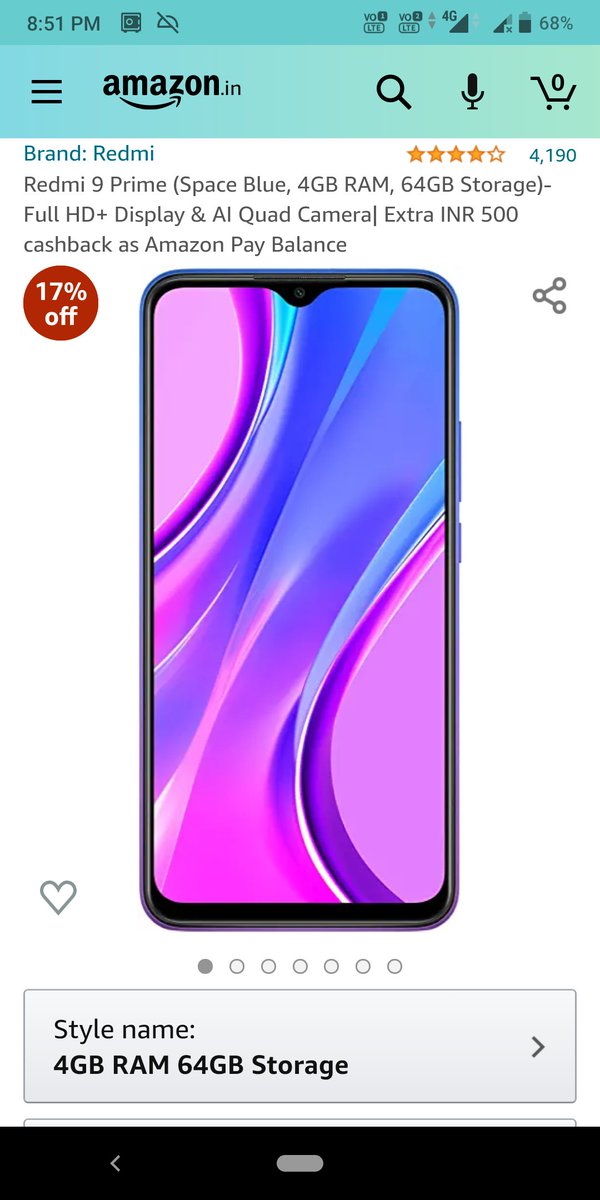 ignite0123's tweet photo. @amazonIN @amazonIN #AmazonFinaleDays #AmazonSpecialsRedmi9Prime https://t.co/A01eHDAw41