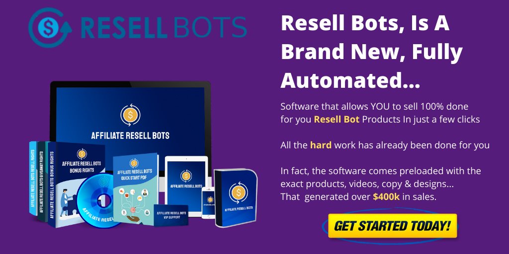 MoneyMakerFunda's tweet image. With This Resell Bot Building Software You Can Keep 100% Of The Profits And The List To Finally #SellYourOwnProduct With Your Own  #ListBuildingeCom #SoftwareStore In As Little As 60 Seconds! moneymakerfundamentals.com/resell-bots-20… #ResellBots2020 #ResellBots #Marketing #DigitalMarketing