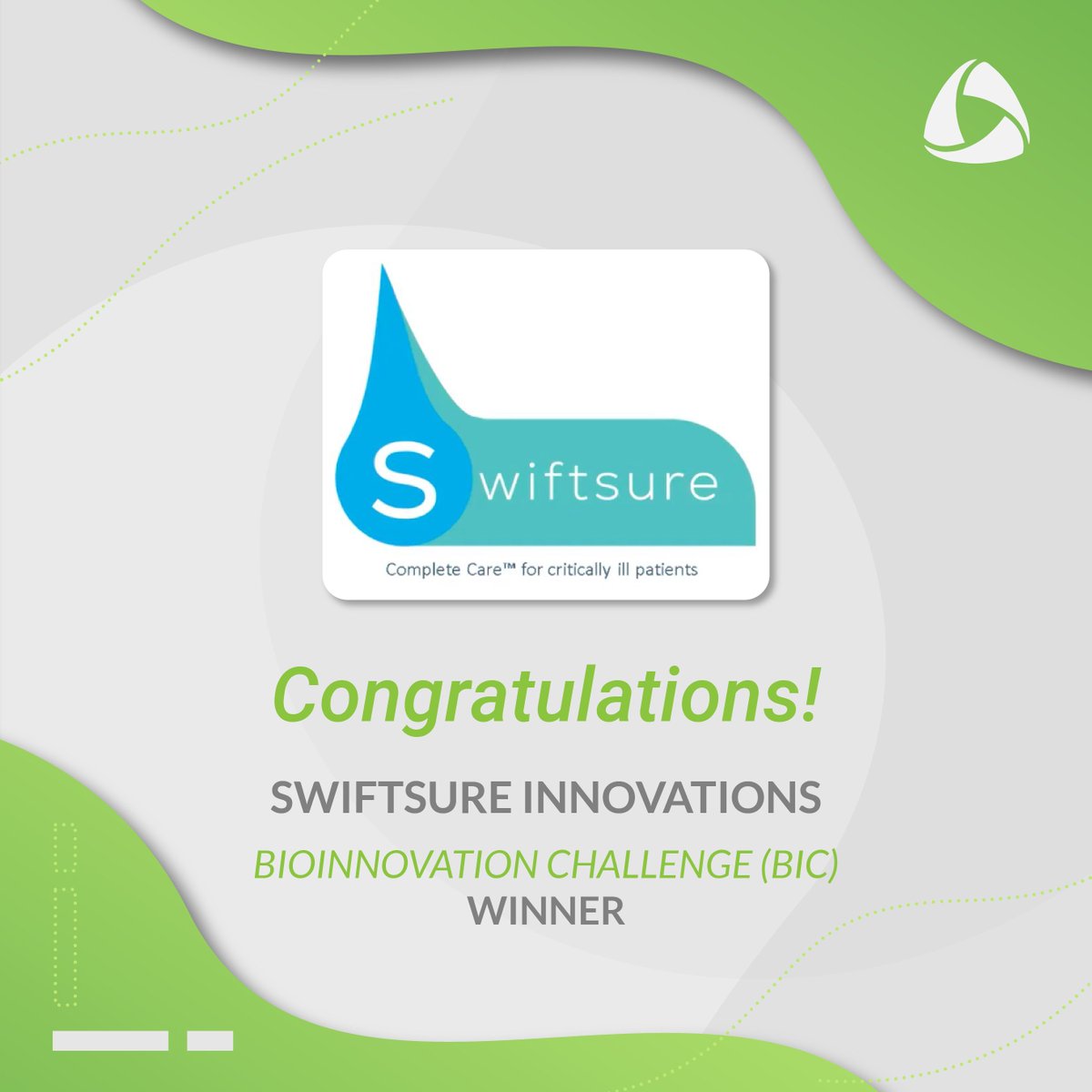 enginuity_inc's tweet photo. Congratulations to our dear friends at #SwiftsureInnovations, especially Deanne McCarthy, for winning the BioInnovation Challenge (BIC) at #BioPort2020! ๐ @BioNovaNS https://t.co/P1tAGUU5z6