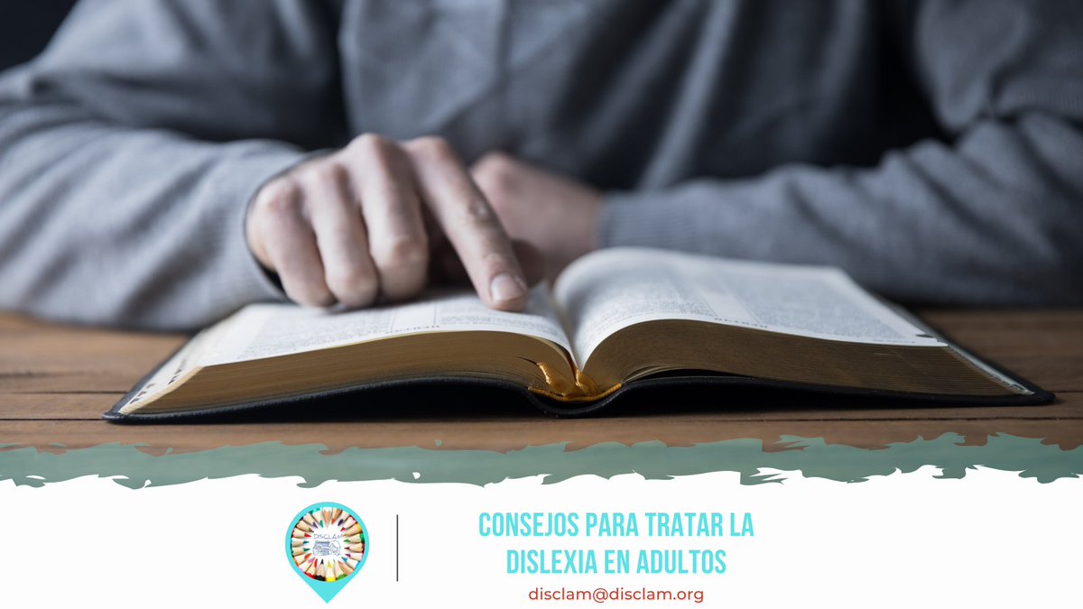 DisclamF's tweet photo. Consejos para tratar la #Dislexia en adultos 👉https://t.co/OQrnBhdVS1 #DISCLAM #DificultadesEspecíficasdelAprendizaje #DEA #CLM https://t.co/tmUKs9Vd7F