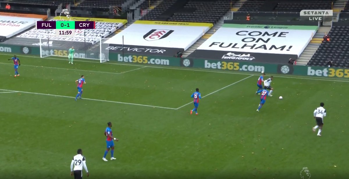 Here’s a screengrab from the Fulham game which shows this: