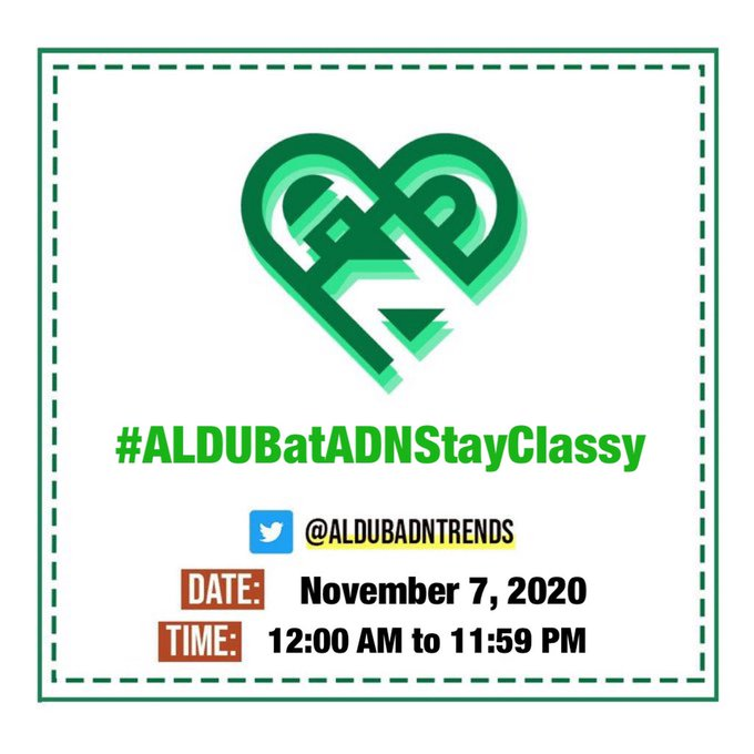 To be classy is to have high standards of personal behavior. It's not based on how much we have or where we come from but on how we behave. Such class we consistently see from Maine &amp; Alden. ADN, let's aim to be classy &amp; stay that way.  

#ALDUBatADNStayClassy