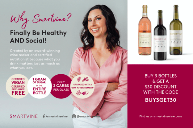 WIFAssociation's tweet photo. The idea behind Smartvine is simple – that what you drink is just as important as what you eat. Smartvine is the first and only wine of its kind. It’s certified vegan, paleo- and keto-friendly.
#WIFA #blog #smartvine
https://t.co/DtxBF9xC1T https://t.co/L04qZLmOqe
