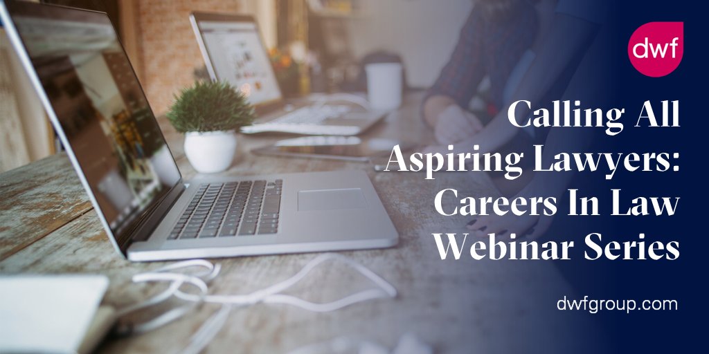 DWF_Law's tweet image. Beginning next week, we will be hosting a 4-part series of free webinars where our trainees, solicitors and partners will be discussing their journey into law, challenges they faced and support provided. Find out more and register: ow.ly/l5nM50CdzTM #legaljobs #lawjobs
