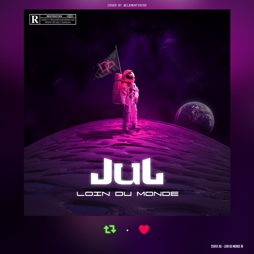 Bon, j'ai tenté le contest de la cover pour le prochain album de <a href="/jul/">Jul</a> #loindumonde 
Partagez ça les bg ça ferait plaisir
