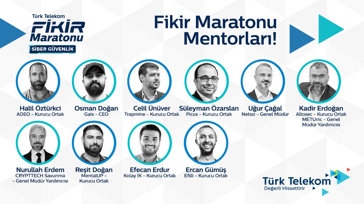 Fikir Maratonu’na başvuru için son 3 gün! Alanında uzman isimlerden mentorluk desteği almak ve fikirlerinle büyük ödülü kazanmak için şimdi Fikir Maratonu’na başvur! 🚀
 
Başvuru linki: turktelekomkariyer.com.tr/fikir-maratonu…
 
#TürkTelekomKariyer #DeğerliHissettirir #FikirMaratonu