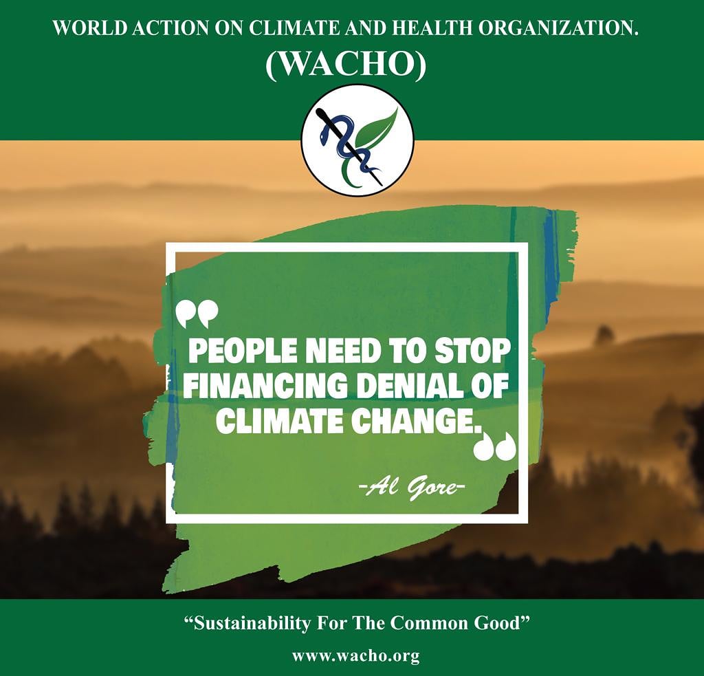 wacho_org's tweet photo. Stop financing climate change deniers. https://t.co/GFL5YpAzc7