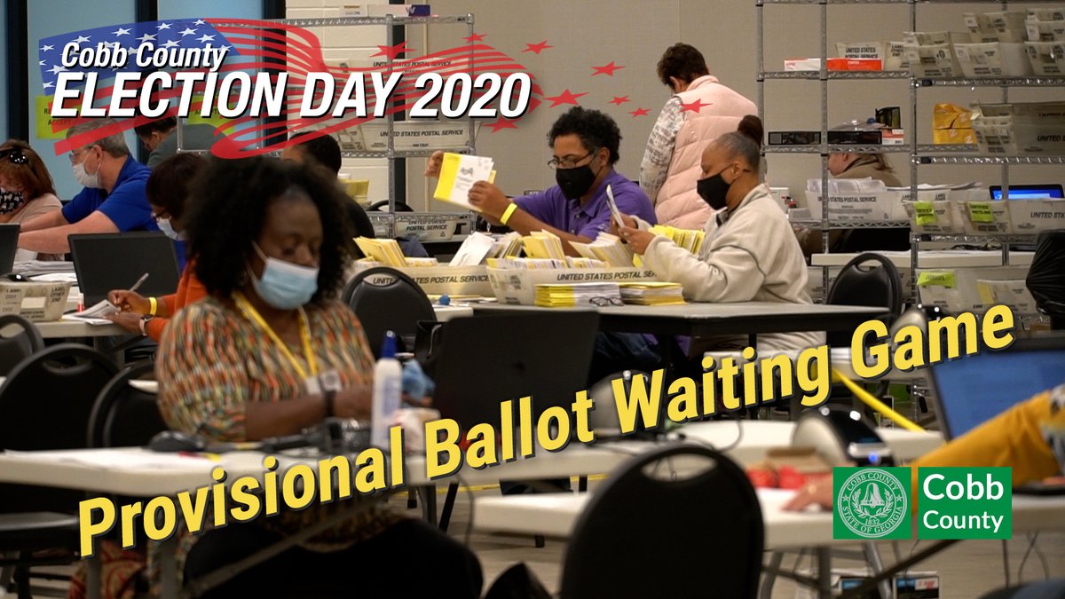 ELECTION UPDATE
- Workers are adjudicating 75 absentee ballots remaining.
- There are 906 provisional ballots that voters have until the end of the day today to cure.
- Those ballots that are cured will be processed Saturday.