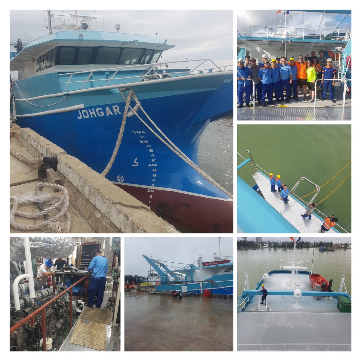 The brand new Fishing Vessel JOGHAR built by Song Thu Shipyard,Vietnam departed for delivery voyage to Australia with the Belize 🇧🇿 flag. 
Due to COVID owners were unable to register her locally.
IMMARBE and Hubel Marine assisted owners and guaranteed a smooth delivery.