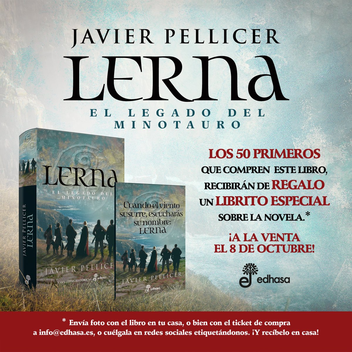 edhasaeditorial's tweet photo. Insistimos: aún podéis conseguir...
... el librito sobre LERNA (aún quedan ejemplares)
... el jamón que sortea I. Biggi por PROYECTO MOISES (hasta el lunes 9) (Bases en Instagram)
https://t.co/ddISkpVVPr
@Javier_Pellicer
@IBiggi1
#lerna
#proyectomoises
#leeedhasa https://t.co/mBz4rVyiqv