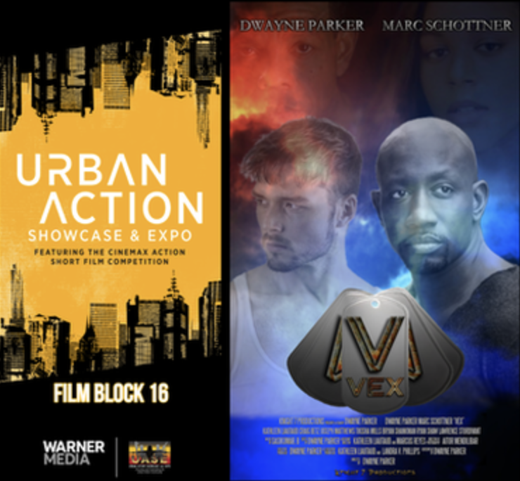 CherryParkerMgt's tweet photo. Super proud of our new client @MarcSchoettner - #RedCarpet Tonight Friday 6th - #Vex - at the Urban action international action film festival. #FeatureFilm #UASIAFF #Actorslife #DwayneParker https://t.co/s0s96XyOP0