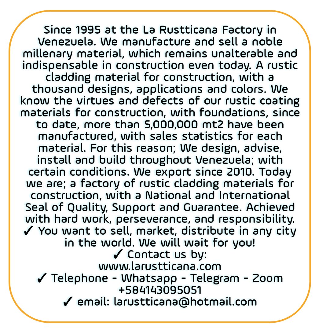 LARUSTTICANA's tweet photo. #constructionmaterials #revestimientos #materialdeconstrucao #brick #construccion #construction #telhas #ladrillo #constructioncompany #arquitectura #facade #materialesdeconstruccion #constructora #Venezuela #Caracas #architecture #obra #residentialconstruction https://t.co/aEIumBrHHC
