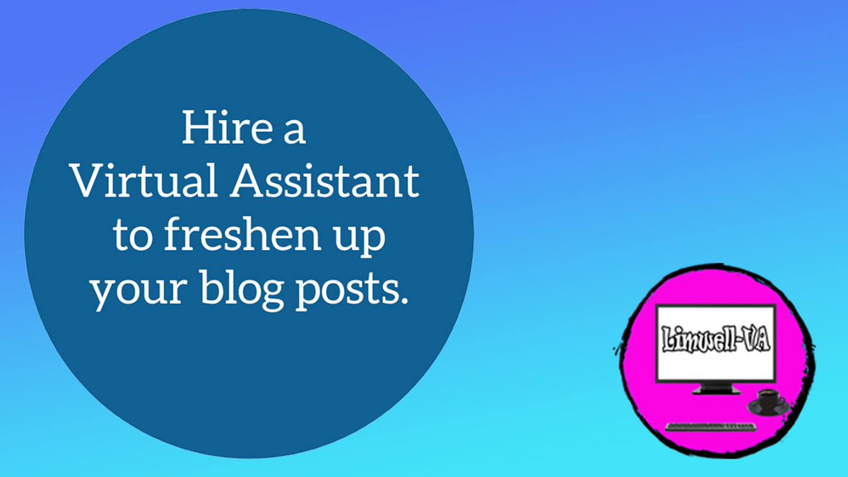 a_limwell's tweet photo. It’s amazing that considering how much time and energy goes into putting together a blog post.

#VAcanManageBlogpost
#SavesTimeandEnergy
#HireVANow https://t.co/qXrh7UChjn