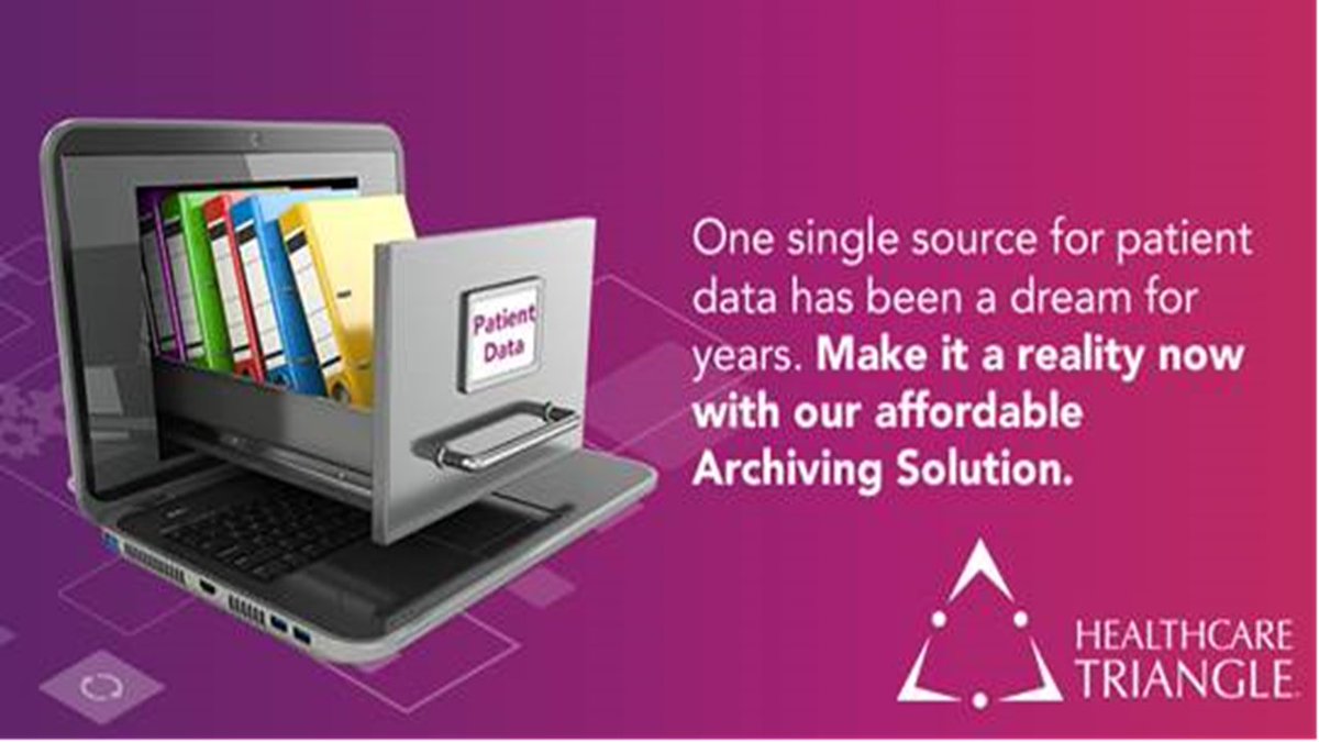 isaacwellis's tweet photo. Is maintaining your legacy systems breaking your budget and taking your team’s time?  Centralize, index, and easily access your patient data with HTI’s archiving solution.  Let’s talk:  https://t.co/HOloYhk9PH https://t.co/TGcn7ij4YG