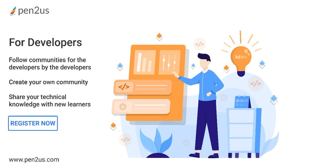 pen2us's tweet photo. Follow communities for the developers by the developers

Create your own community &amp; share your technical knowledge with new learners.

Register on https://t.co/QV4F8aKdVN

#register #pen2us #community #technical #code #share #knowledge #own #owner #new https://t.co/kst4xyt6wt