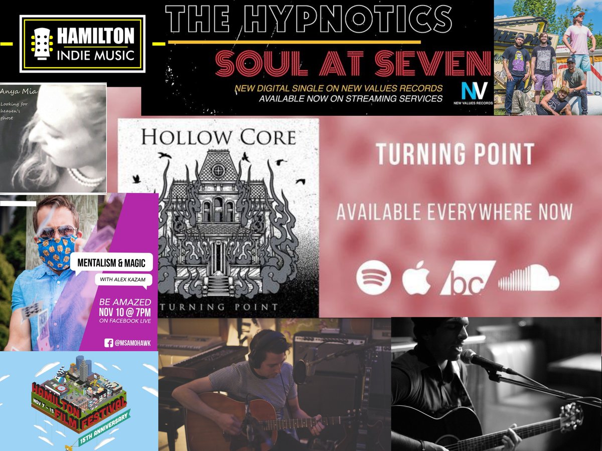SCM Friday November 6 2020 from 12pm till 7pm on The HAWK
Tune in 1015thehawk.ca
Interviews with
Sunny
Ty Howie
Max from HamiltonIndieMusic.Com
The Hypnotics
Brian Cuddy
Hollow Core
Nathan Fleet
Contact for music and Interviews steelcitymusic.ca/contact/
#HamOnt