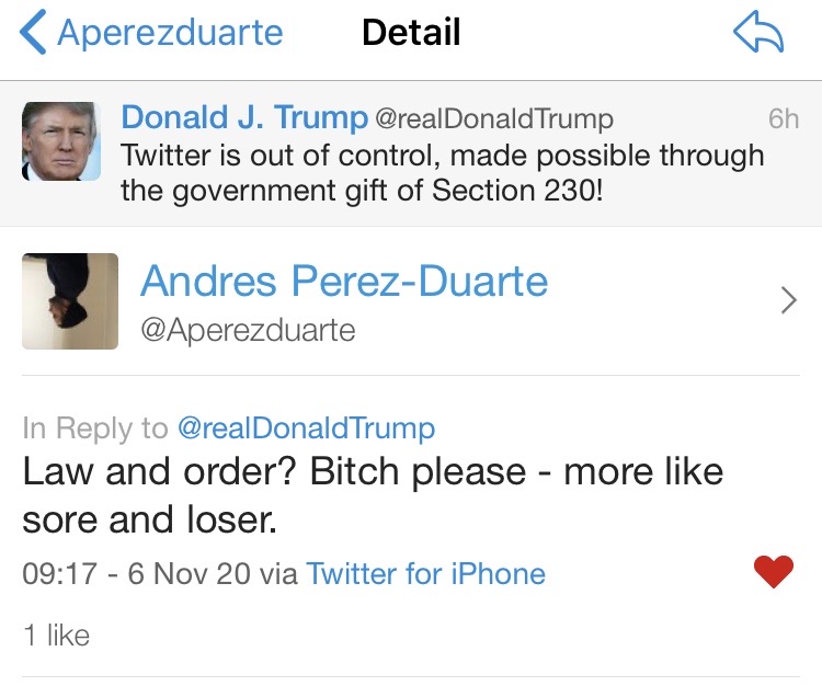 SuzanneSchwing's tweet photo. #BitchPlease... 🤣🔥 @Aperezduarte @realDonaldTrump #Tumpistan #NotMyPresident #BidenHarris2020 https://t.co/0xA0PTJ5Wl