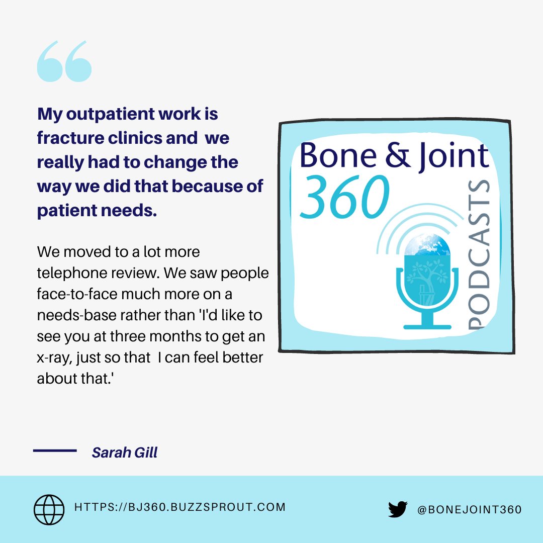 Tune in at 15 mins to see how <a href="/SarahLXGill/">Sarah Gill</a>'s experience in a trauma practice has adapted to COVID. ow.ly/Plhu50CdBKW

#podcast #orthotwitter #COVID