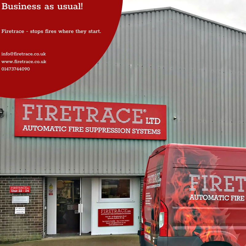 firetrace_uk's tweet image. We are still open for business during England's new lockdown period.

We will remain open, continuing to manufacture and supply. Our engineers are also available to install and service Firetrace systems throughout the UK and the Ireland.

Please feel free to contact us.