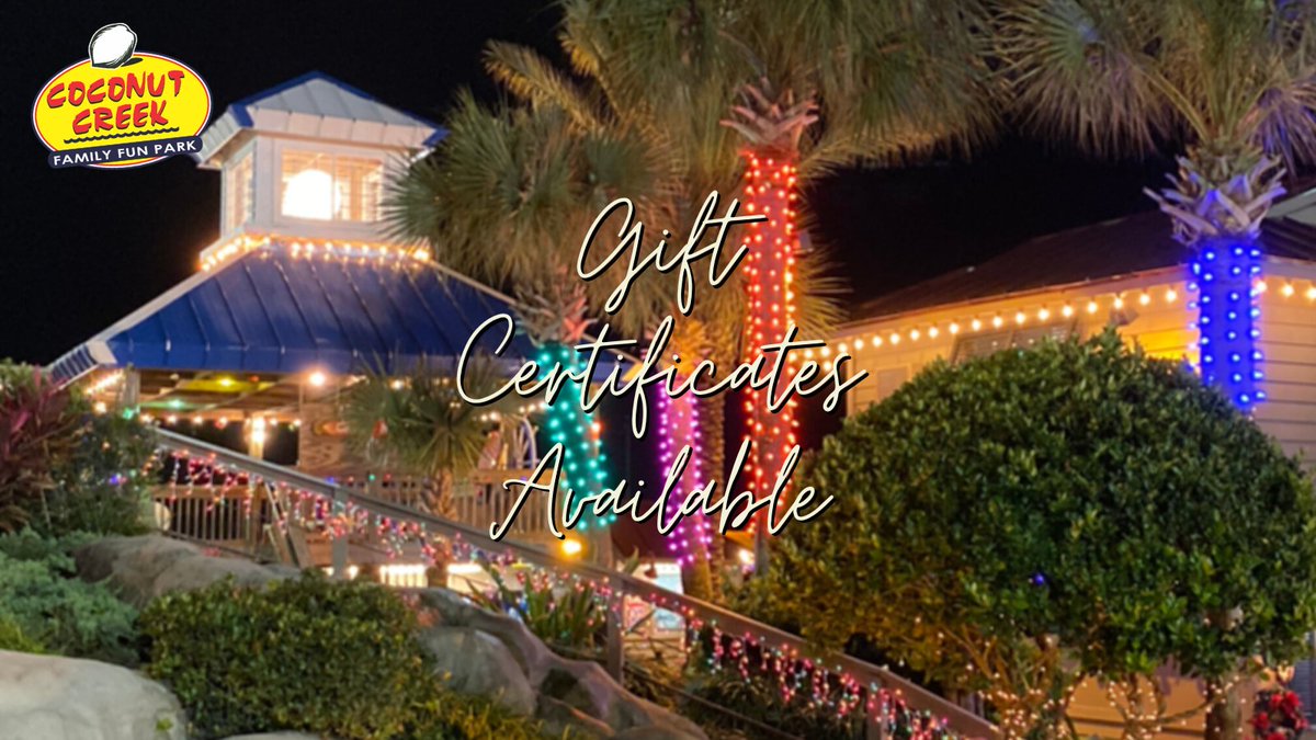 CoconutCreekFun's tweet photo. Starting to think about what to get everyone for Christmas? Give the gift of fun! Our annual passes are a great gift that last for a whole year!

#minigolf #granmaze #visitpcb #realfunbeach #christmas #PCB #30a #hey30a #30agetaway https://t.co/3YqvQrUT8F