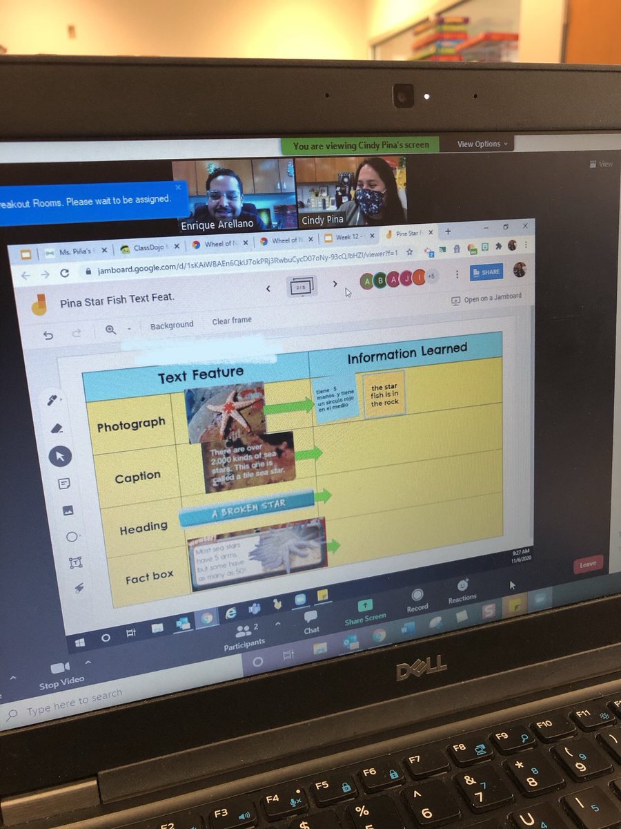 ArellanoTeach's tweet photo. Check out 2nd grade ELAR using Google Jamboards! Great Job @MissPina13 ! Way to make it happen! #GoogleJamboards #TheSchulzeexperience #engaging https://t.co/g4zzwZ3sg1