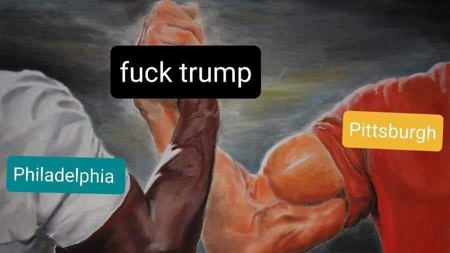 Look at that! Pittsburgh and Philadelphia finally have a common enemy!