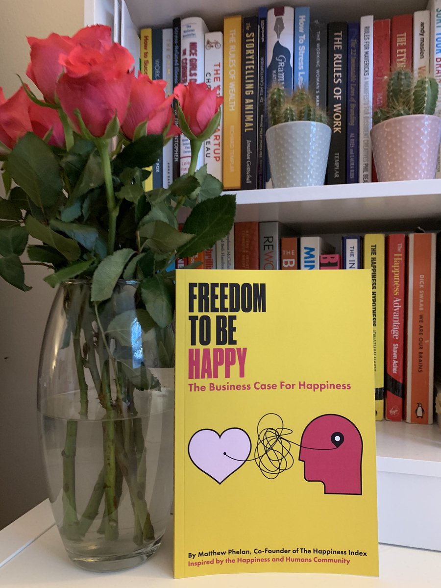 sashahanau's tweet photo. Thanks to @MatthewPhelan and @happinessindex for my lovely present! #freedomtobehuman. What a great end to the week. #books #Happiness #lockdown https://t.co/9IaphXnG4Z
