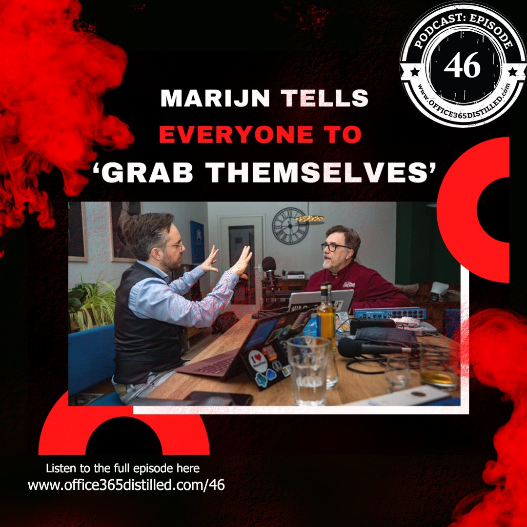 O365Distilled's tweet photo. https://t.co/oDIvVRWNbc
.
Marijn meant that we should 'hold on a second' whilst he checks https://t.co/qb4TxngKVX full name
.
#M365Adoption #AuchentoshanBloodOak #Office365Distilled #Office365 #Microsoft #Microsoft365 #MicrosoftProduct #MS #M365 #podcast #MarijnSomers #SteveDalby https://t.co/BIdfdB5WMF