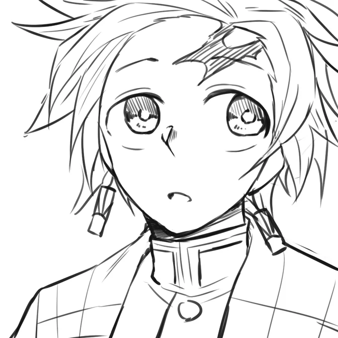 資料なしだと炭治郎すらかけない絵描きです 