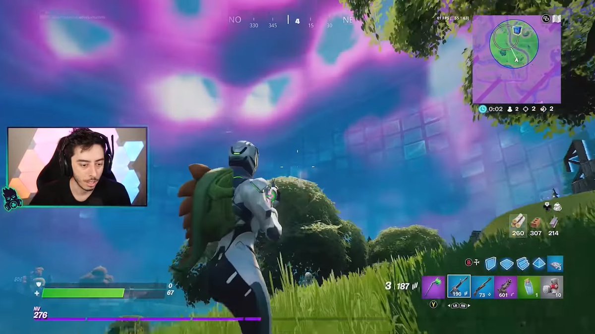 NotPaloIntel's tweet photo. Primeras Imágenes de las Nubes y Tormenta en la Próxima Generación!

#Fortnite vía: @patriota / @HYPEX https://t.co/kZ42ja6Chs