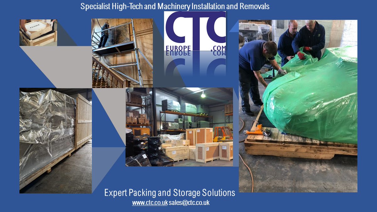 EuropeCtc's tweet photo. Expert Packing and Storage Solutions in the Surrey area.
From Fine Art, High Tech ,Laboratory Equipment to Engineering Machinery we offer bespoke solutions for all types of cargo. Sales@ctc.co.uk
 #artbusiness #storagesolutions #projectcargo #exportimport #fineart #laboratory https://t.co/xwVhv2RhbF