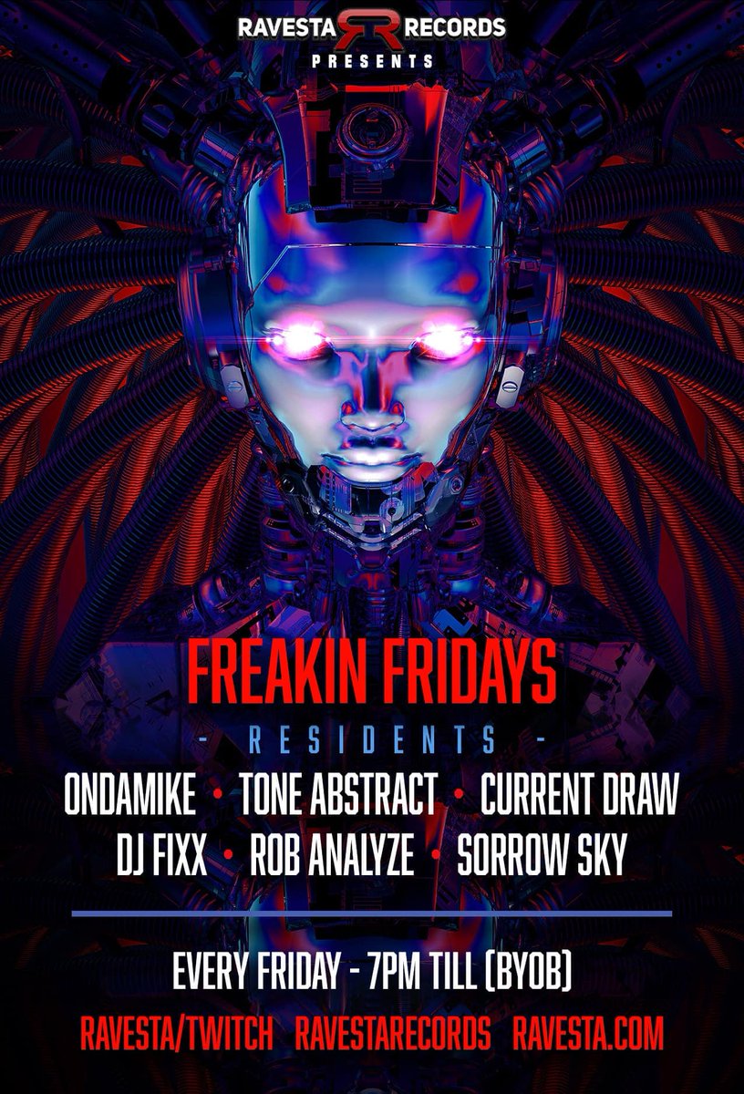 ravestarecords's tweet photo. Freakin Friday's 7pm Till "Check Us Out On Twitch"
#TeamRavesta #RavestaRecords #rr #DjMagicMike #markv #OnDaMike #Ravesta #TavestaTunes #newmusic #recordsontheshelf
PARTY LINK:
https://t.co/gMHnkX0OXg https://t.co/8RVi8A4yRs