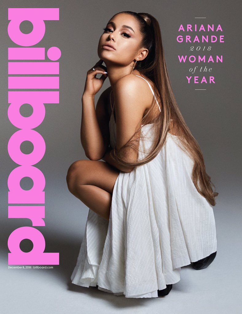 AGrande_ARG's tweet image. Hace 2 años, Ariana Grande era nombrada “Mujer del Año” por Billboard.