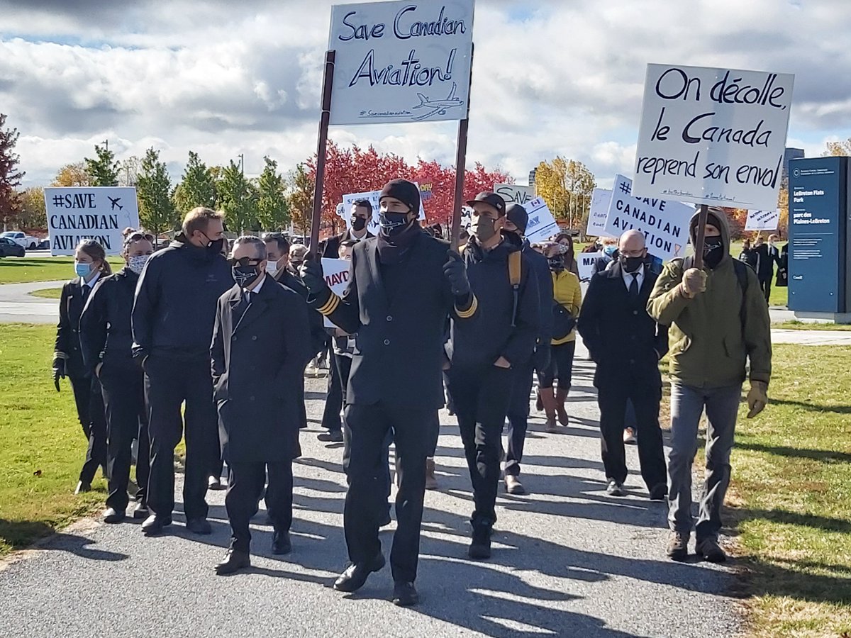 ALPACanada's tweet photo. An aviation rally has been organized for YHZ on November 9th by a broad group of aviation workers. 

The details are:
Aviation Workers Atlantic Canada Rally to save Aviation in Canada

Nov 9 1000
Grand Parade 1700 Barrington St 
Halifax NS https://t.co/wZvAGX09KJ
