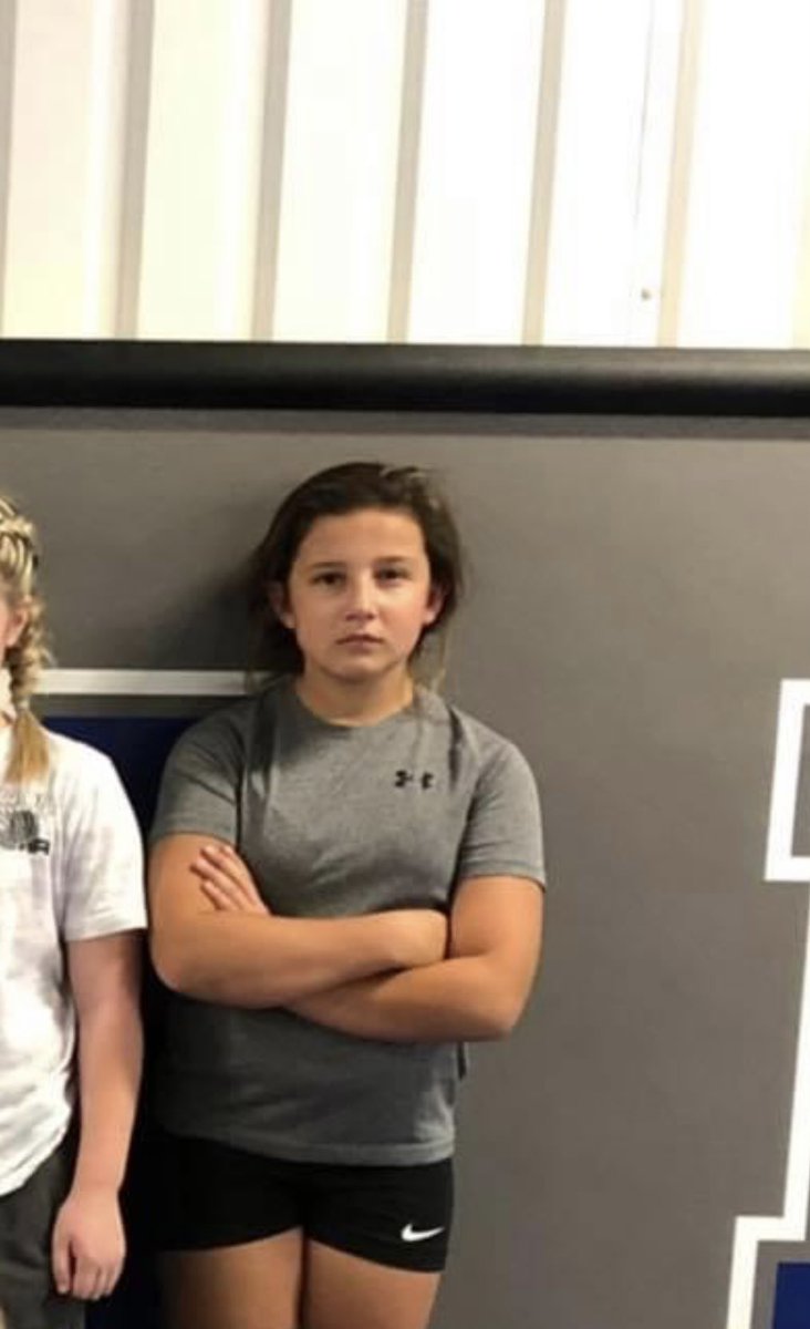 obeylaneyy's tweet photo. Cadence is wrestling this year, and let me tell you... this child is going to kill it on the mat https://t.co/ITWTfzGz18