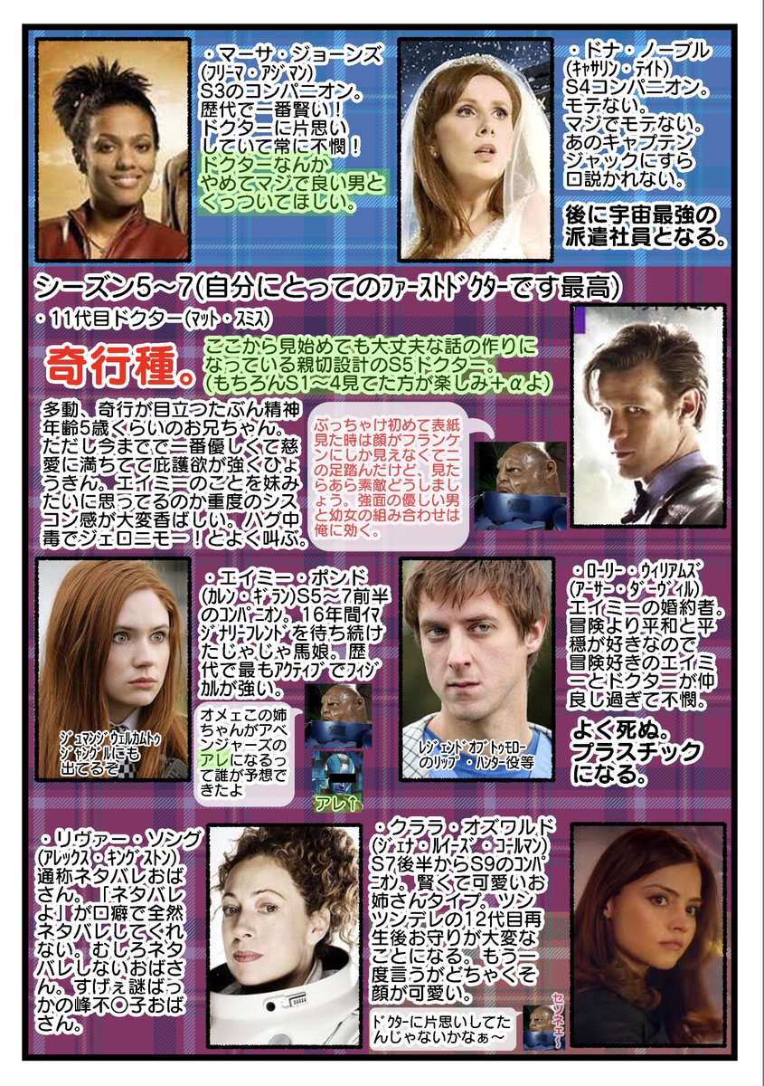 JohnDoe_Smith69's tweet photo. アマプラのドクターフーやっとこほぼ見たから布教画像まとめたよー！！！文字数が足りない！！！
むしろ画像作るのがメッチャ楽しかったです！！
＃DoctorWho
＃ドクターフー
＃ドクター・フー
＃フーヴィアン （ただしにわか許して） https://t.co/Uo28pRJ8Sn