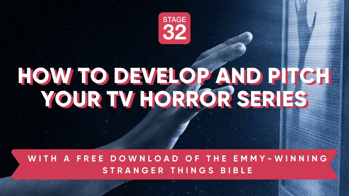Stage32's tweet photo. 1 Day Remains! Learn how to develop and pitch a horror TV show with the development exec behind BATES MOTEL Exec -https://t.co/VlGEdi4zvH
#horrortv #tvpitch #tvexec https://t.co/Wvru2mdiLe