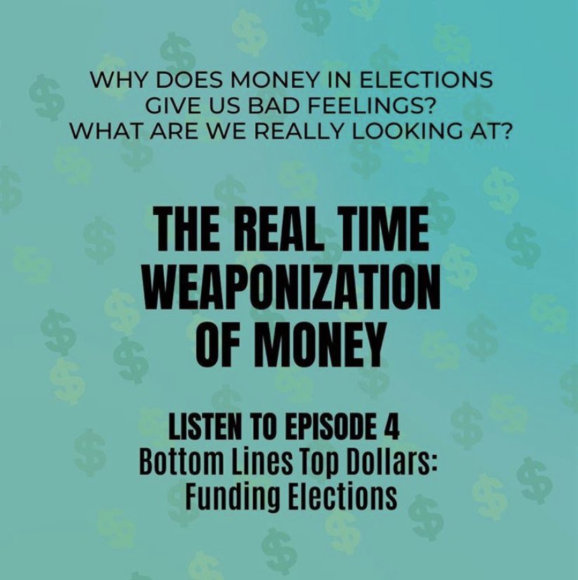 With both sides of the election fundraising massive post-election legal funds, it might be a good time to listen to episode 4 of #bottomlinestopdollars to get a quick and easy to understand run down of campaign financing in the US and how it compares to systems elsewhere