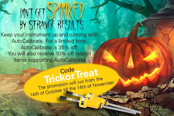 bruker's tweet photo. Halloween may be over but our scary good #offer remains!
Visit https://t.co/btqx0SSaGD and use the promo code "TrickorTreat" to get 35% off #Autocalibrate and 10% off related items supporting Autocalibrate.
No more tricks, just good treats! 🍭
#BrukerLabScape #NMR #Spectroscopy https://t.co/8VcEqLT3y9