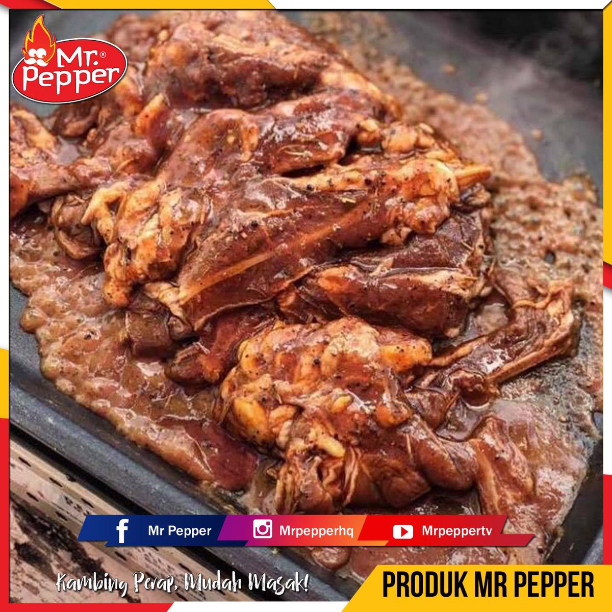 ruud_irwan's tweet photo. Hi guys! Sapa nak makan kambing perap atau ayam perap yang sedap dan padu? DM aku sekarang. Gerenti tak menyesal dan puas hati! ππ
#mrpepper
#kambingperap
#ayamperap https://t.co/WzVcd5CSom