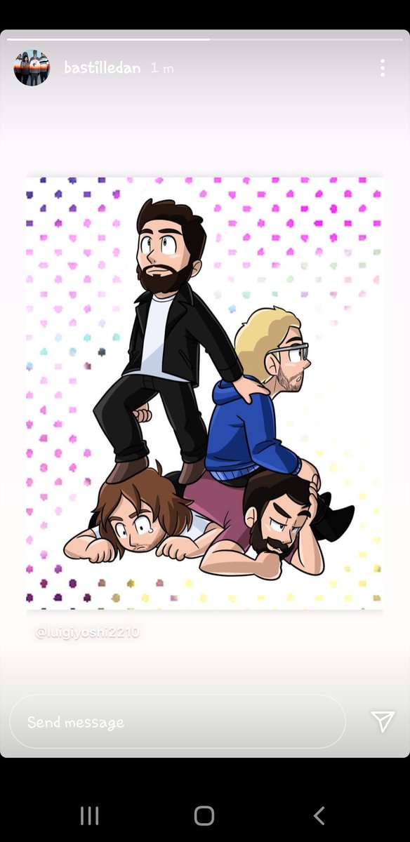luigiyoshi2210's tweet image. Still can&apos;t get over the fact that @bastilledan liked and shared my post on Instagram yesterday XD I&apos;ve never been so excited #bastille #dansmith #kylesimmons #willfarquarson #chriswoodywood #digitalart