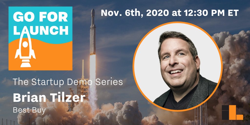 InnoLead's tweet image. STARTING SOON: Join us today at 12:30 PM ET for the next episode of Go For Launch as Brian Tilzer (@Btilzer123) of @BestBuy joins us to learn about startups @@KuraTechnologi1, @bitreel, and @Thimbleio. Sign up for the call now: hubs.ly/H0zrkw40 #startups #demo #livecall