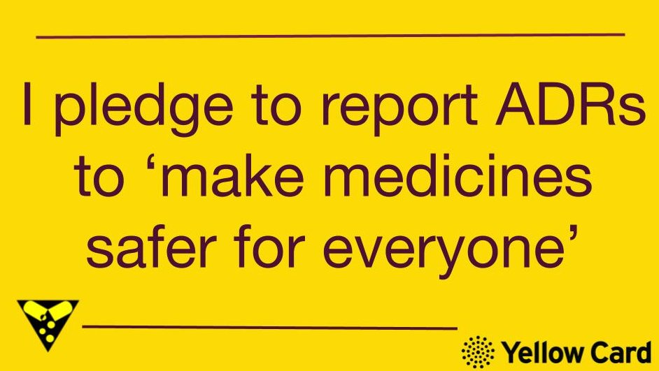 YellowCardWM's tweet photo. A simple message to take away from #MedSafetyWeek https://t.co/FroKN94nDK