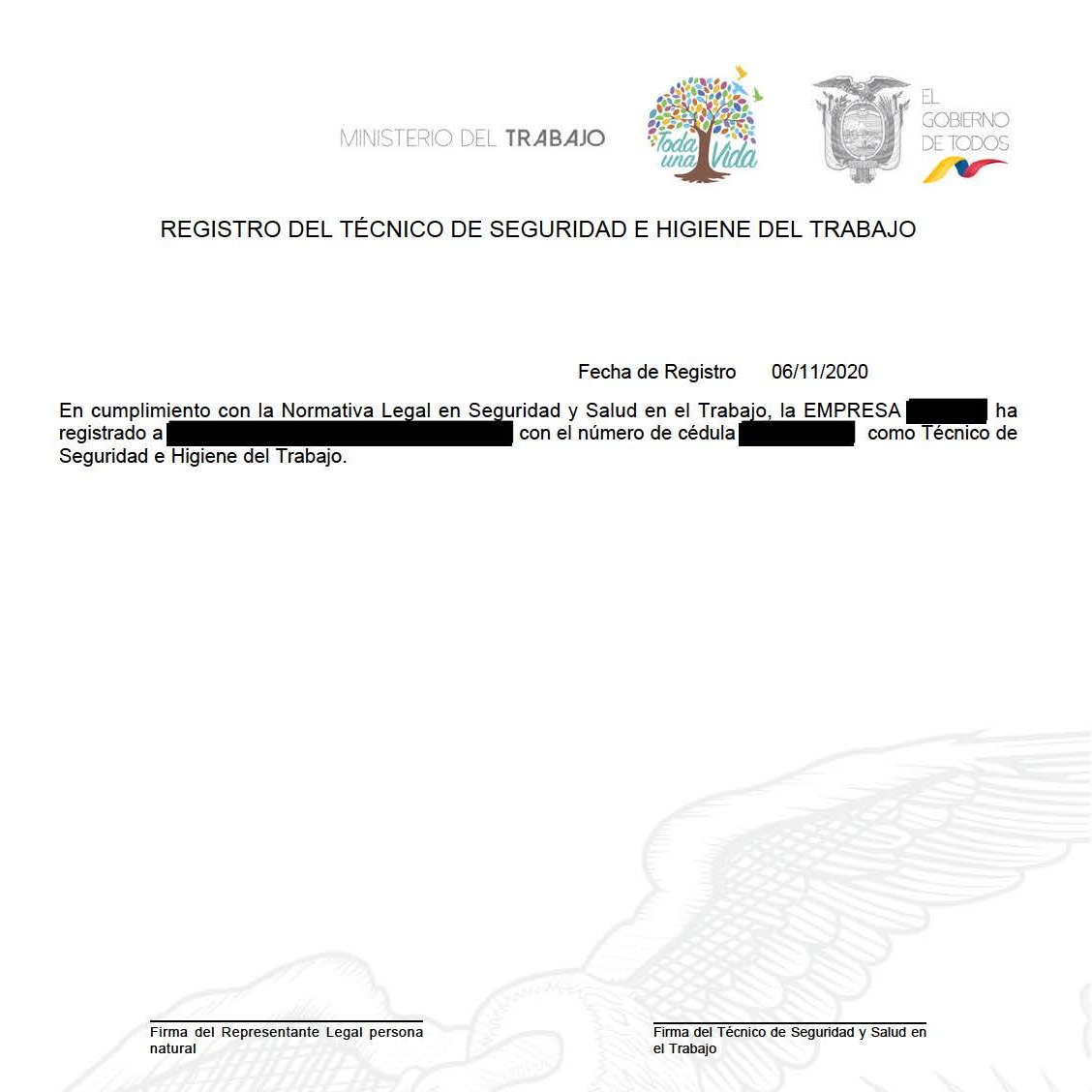 EcuadorSst's tweet photo. #ObservatorioSST│@andresisch Exigimos la suspensión inmediata del registro de personas SIN TÍTULO en Seguridad  Salud en el Trabajo como TÉCNICO DE SEGURIDAD E HIGIENE DEL TRABAJO COIP Art. 330 Ejercicio ilegal de la profesión será sancionada con pena privativa de 6 meses a 2 añ https://t.co/FchHkElszt