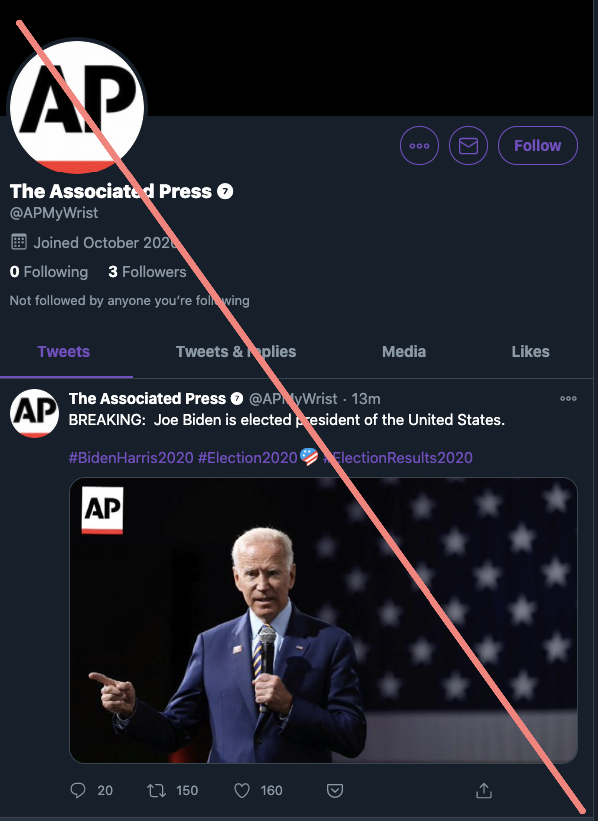 3. Another fake AP account!
