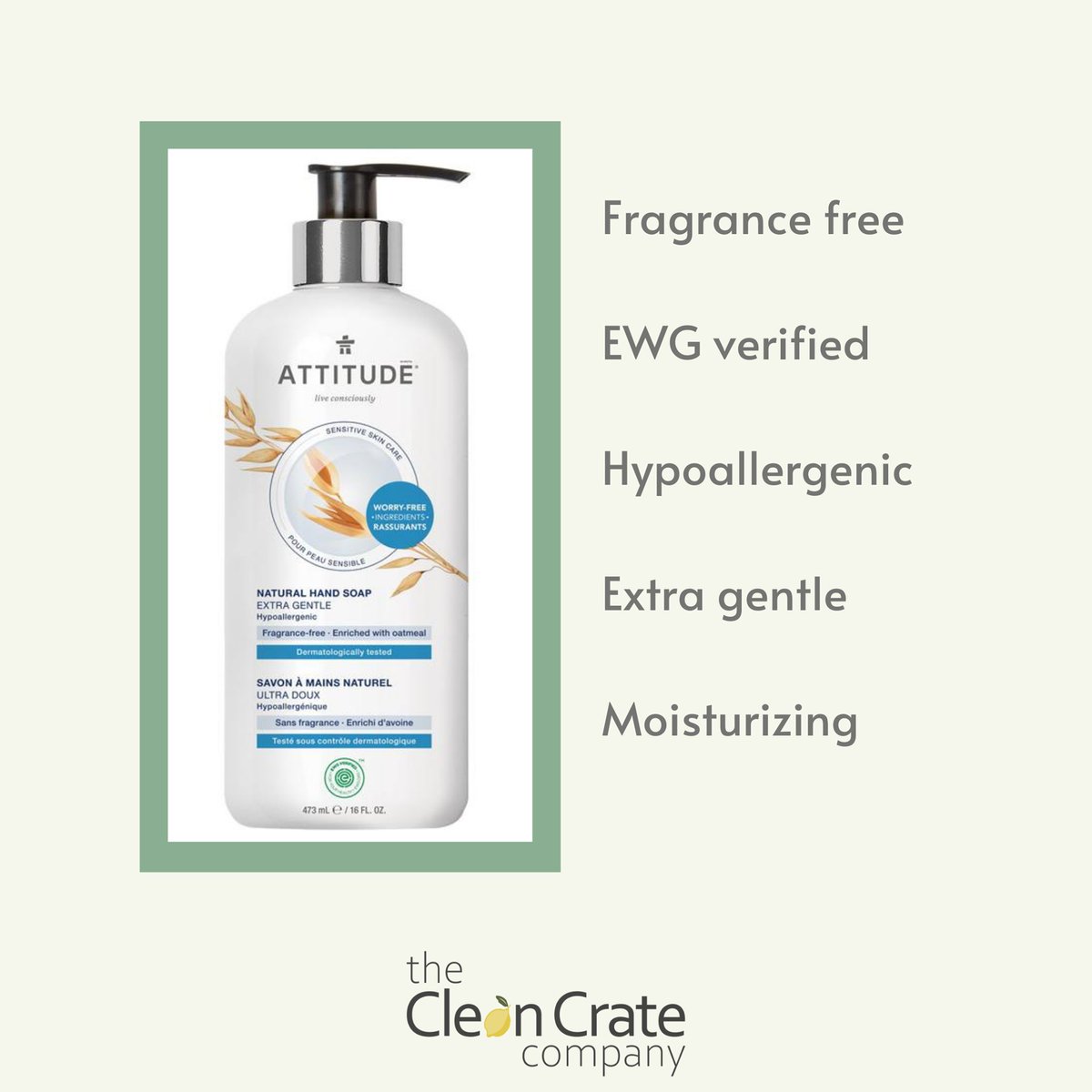 TheCleanCrateCo's tweet photo. Adding ATTITUDE brand to the #CleanCrate line-up was a must! They tick all the boxes for us, have a great selection of products that work, and a true mission to 'live consciously.' For every one of their products sold - they plant a tree! We're sold!🌲https://t.co/GSInk1cofa https://t.co/ooPRhh2ezu