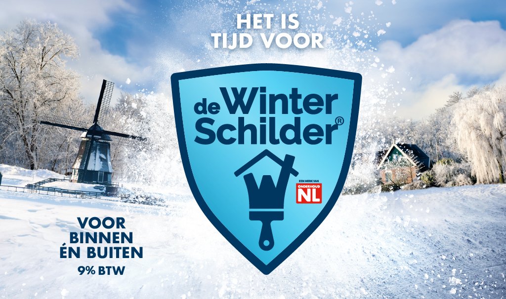 OnderhoudNL's tweet photo. Tijd voor De Winterschilder® ❄️🧣

Een oude campagne in een nieuw jasje. Met een gloednieuw logo. Deze #winter laten we zien dat #schilderwerk heel goed in de winter kan. Binnen én buiten. En #coronaproof!

*️⃣ Download het materiaal op https://t.co/8SdwfSrX7Q *️⃣ https://t.co/WGGrJeFr5M