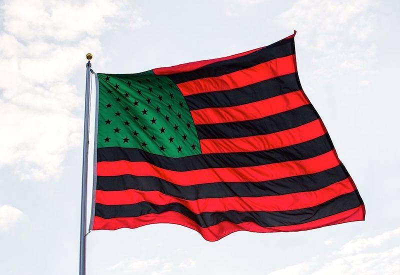 David Hammons, African American Flag, 1990