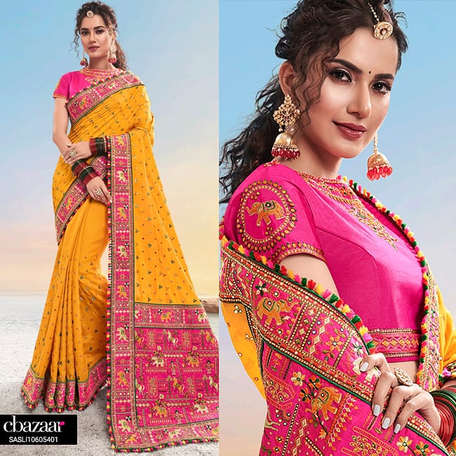 Woooah😍 the winning combo is here for a steal. Explore cbazaar.com/women/clothing…

#sareesforwedding #weddingsareecollection #mustardyellow #mustardsaree #pinkblouse #designersarees #weddingstyle #weddingsaree #weddingsari #weddingsaris #weddingcollection2020 #sareeaddict