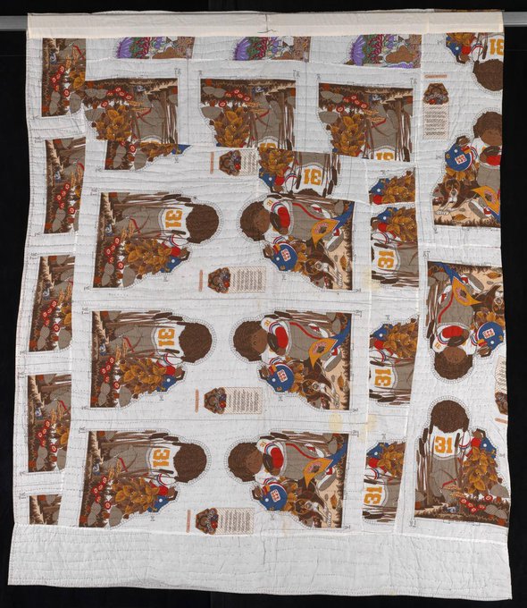 Sarah Mary Taylor, Untitled (American Flag), 1970s, cotton blends, Front and Reverse